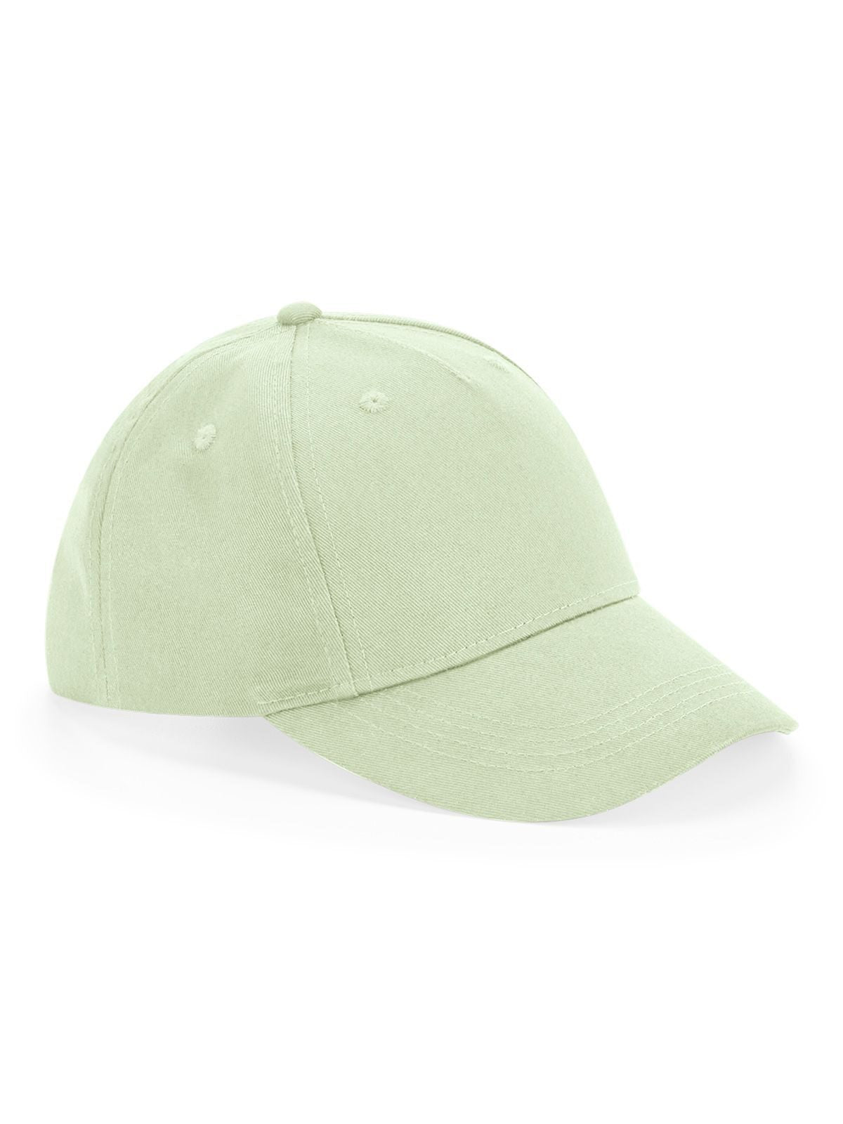 Junior Organic Cotton 5 Panel Cap Beechfield Pistachio