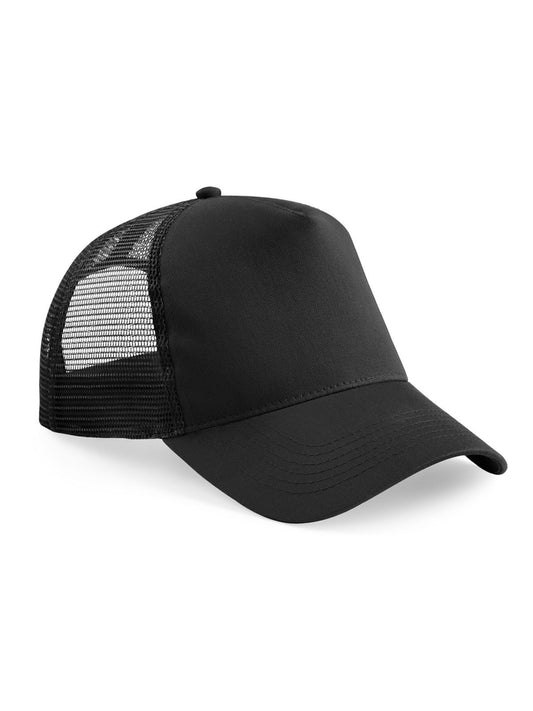 Junior Snapback Trucker Beechfield Black/Black