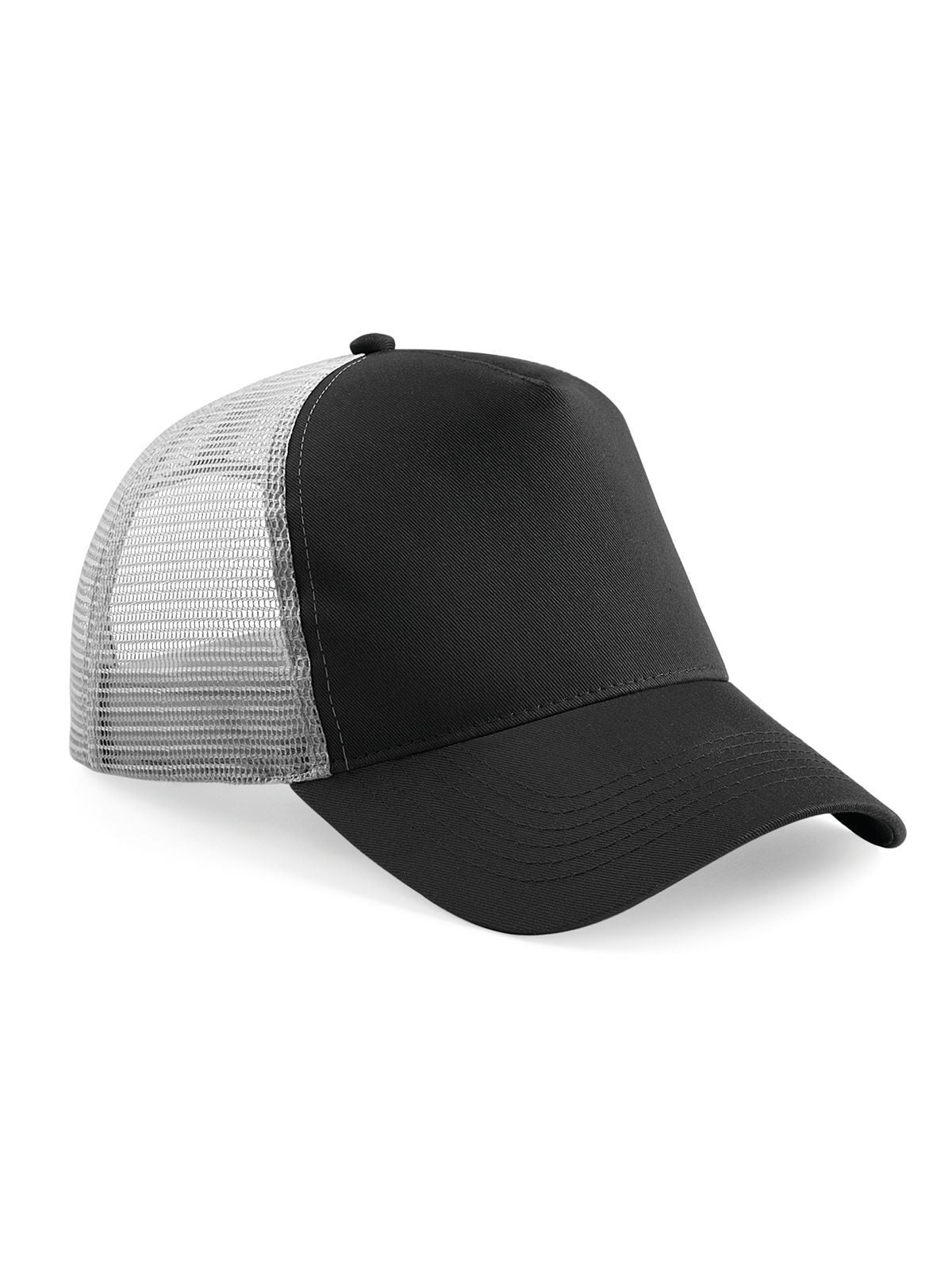 Snapback Trucker Beechfield Black/Light Grey