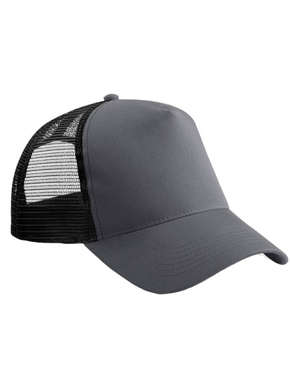 Snapback Trucker Beechfield Graphite Grey/Black
