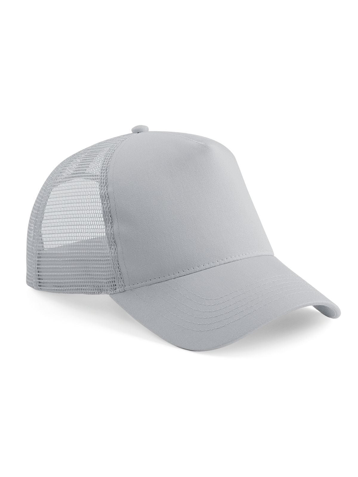 Snapback Trucker Beechfield Light Grey/Light Grey