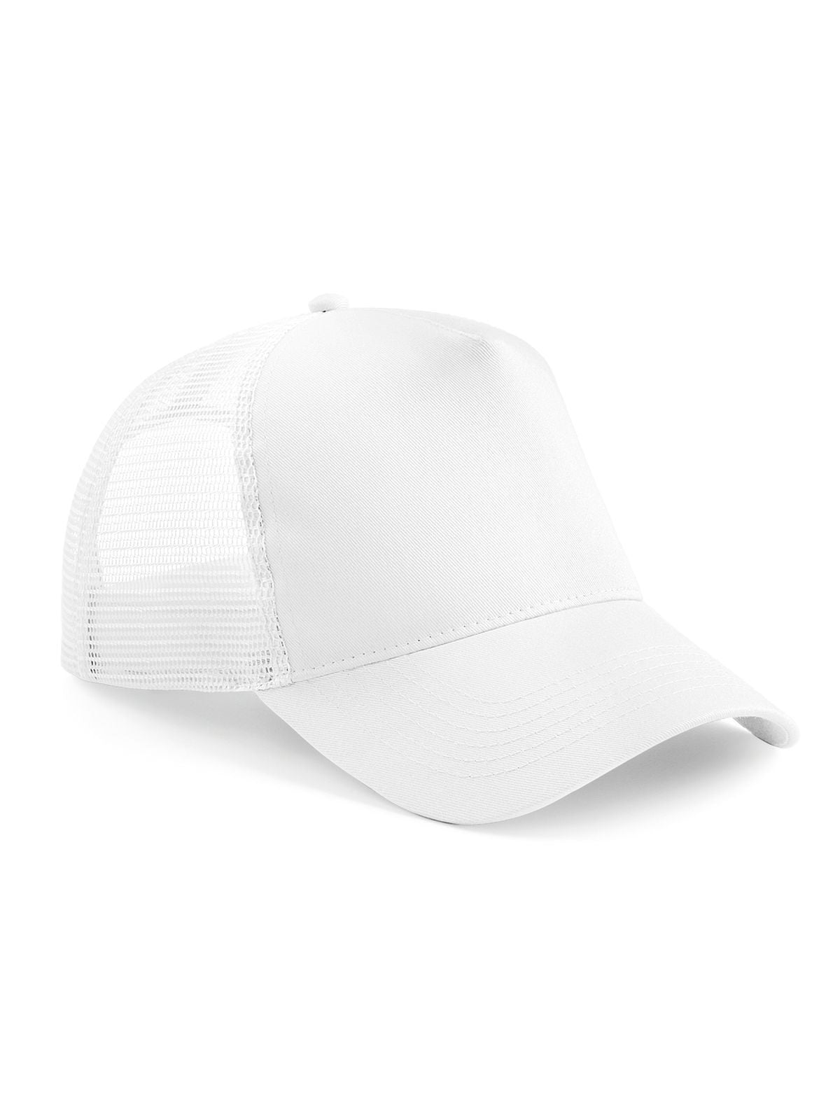 Snapback Trucker Beechfield White/White