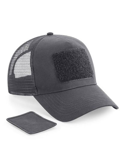 Patch Snapback Trucker Beechfield Graphite Grey