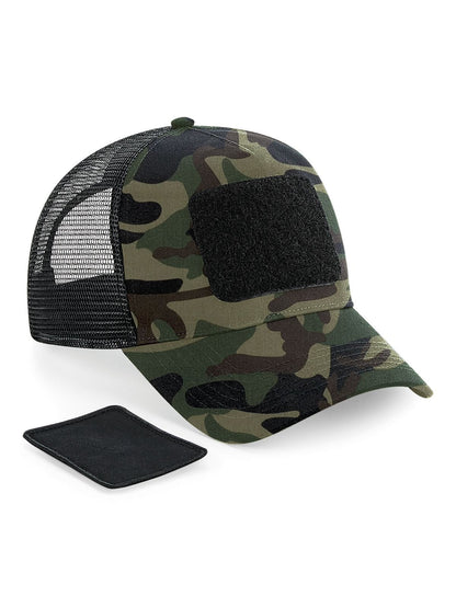 Patch Snapback Trucker Beechfield Jungle Camouflage