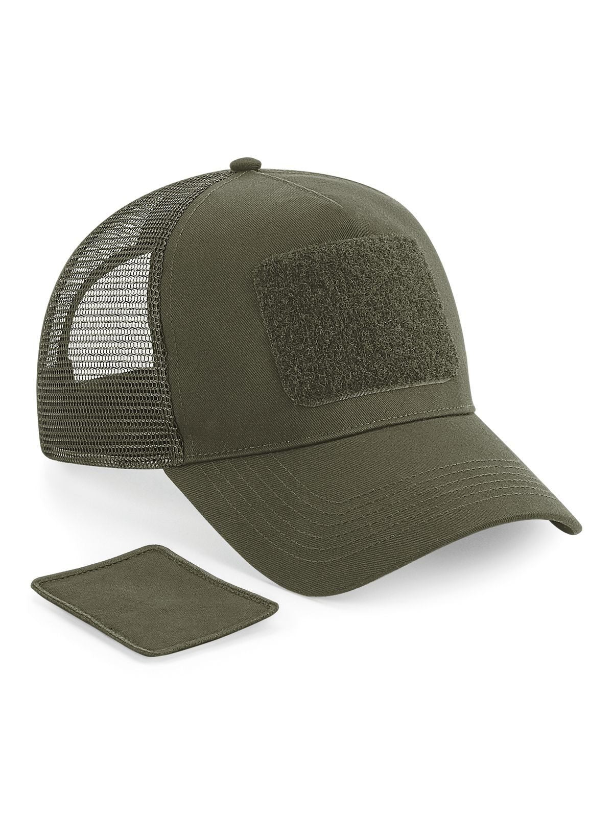 Patch Snapback Trucker Beechfield Military Green