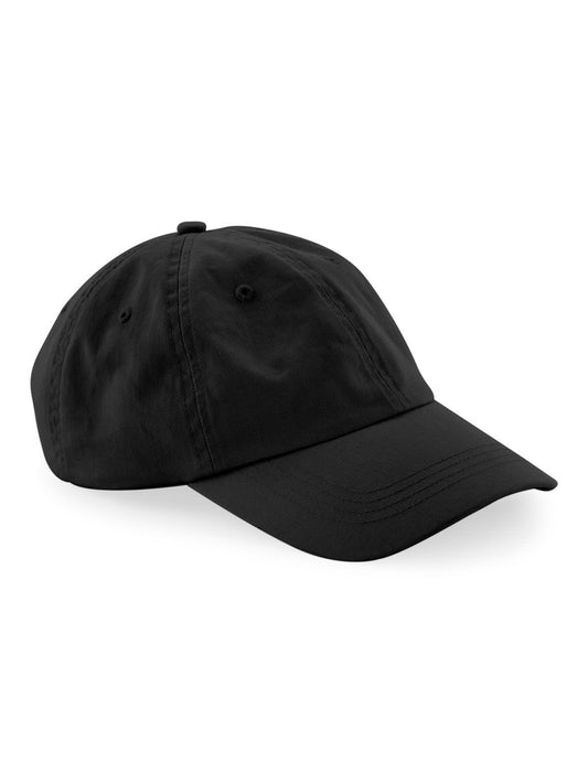 Organic Cotton 6 Panel Dad Cap Beechfield Black