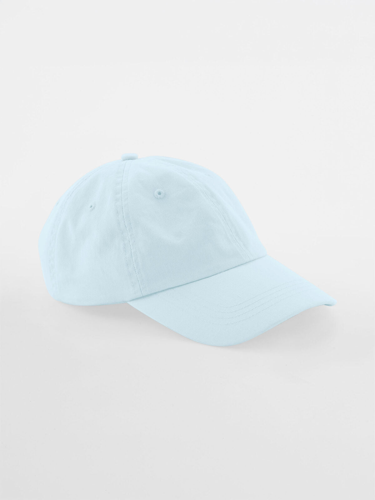 Junior Low Profile 6 Panel Dad Cap Beechfield Pastel Blue