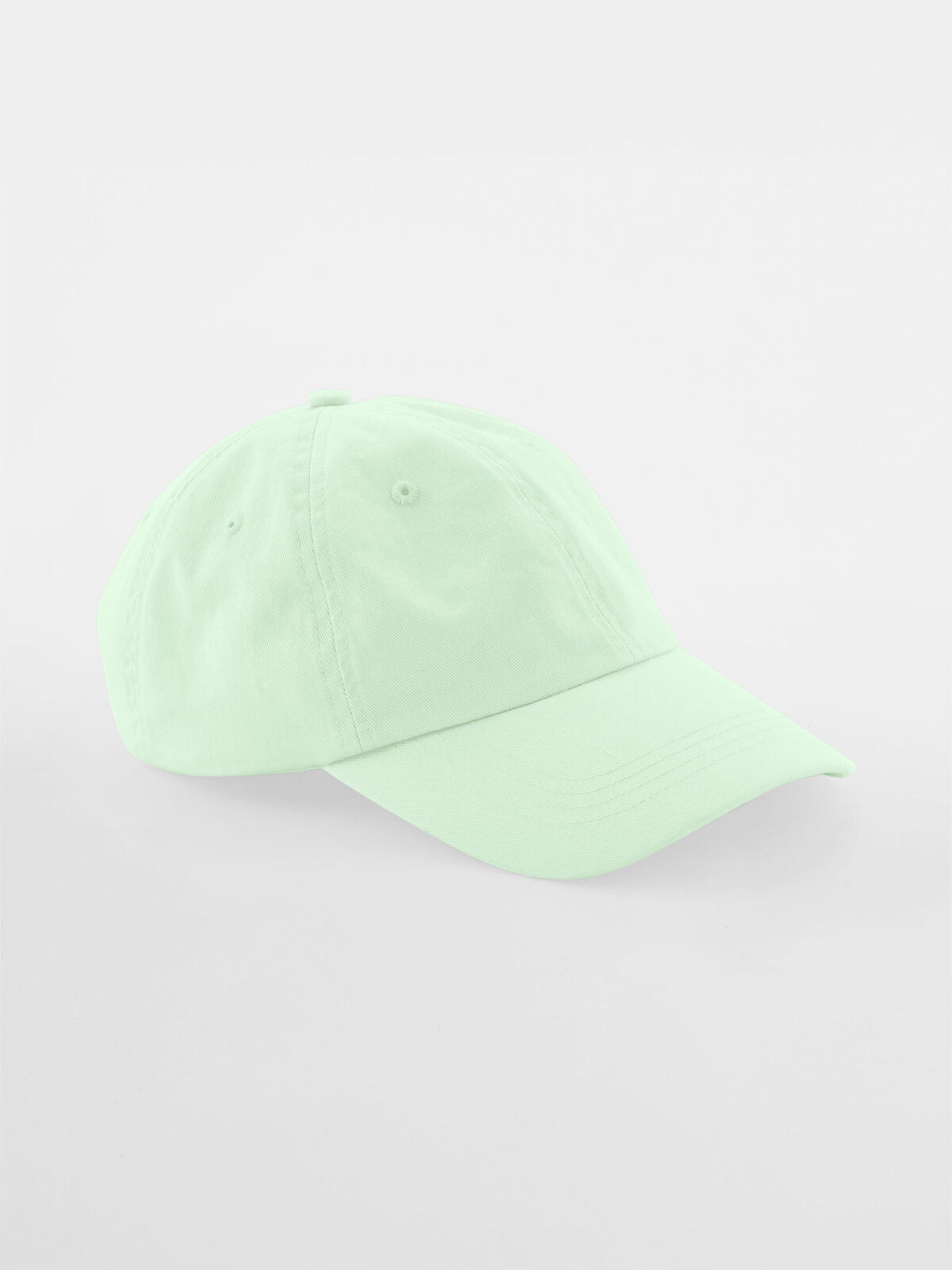 Junior Low Profile 6 Panel Dad Cap Beechfield Pastel Mint