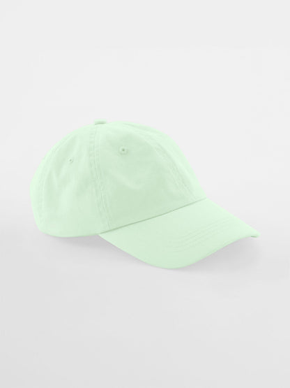 Junior Low Profile 6 Panel Dad Cap Beechfield Pastel Mint