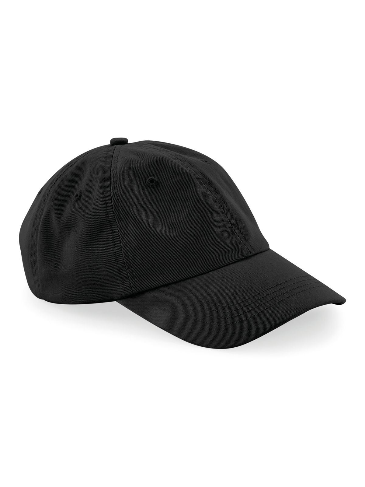 Low Profile 6 Panel Dad Cap Beechfield Black