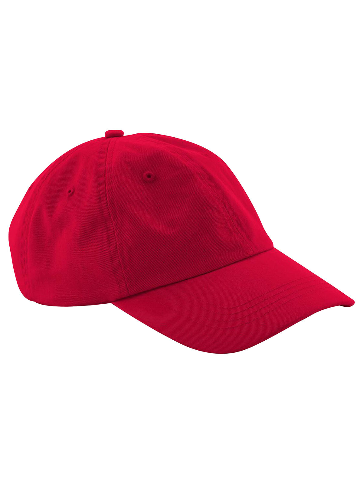 Low Profile 6 Panel Dad Cap Beechfield Classic Red