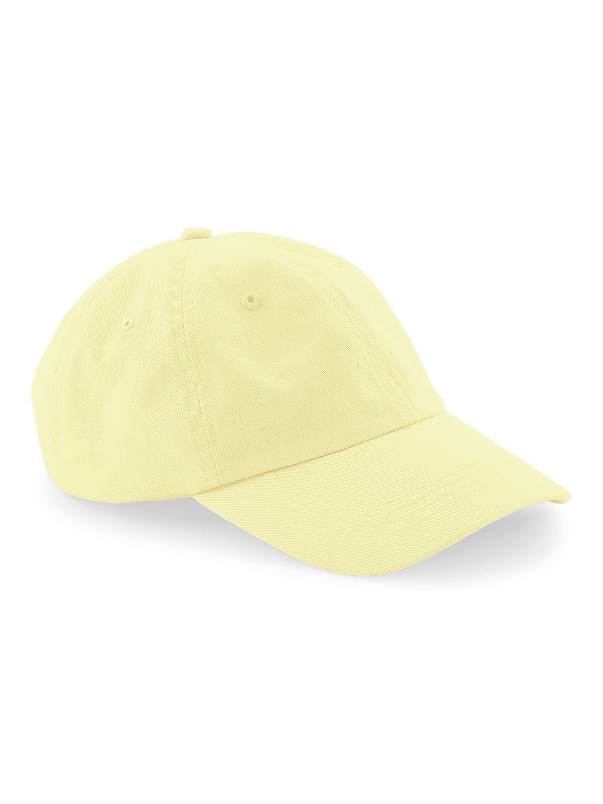 Low Profile 6 Panel Dad Cap Beechfield Pastel Lemon