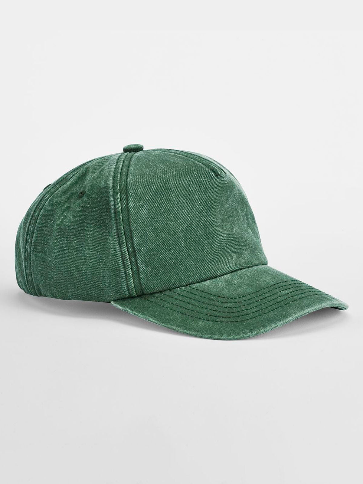 Relaxed 5 Panel Vintage Cap Beechfield Vintage Bottle Green