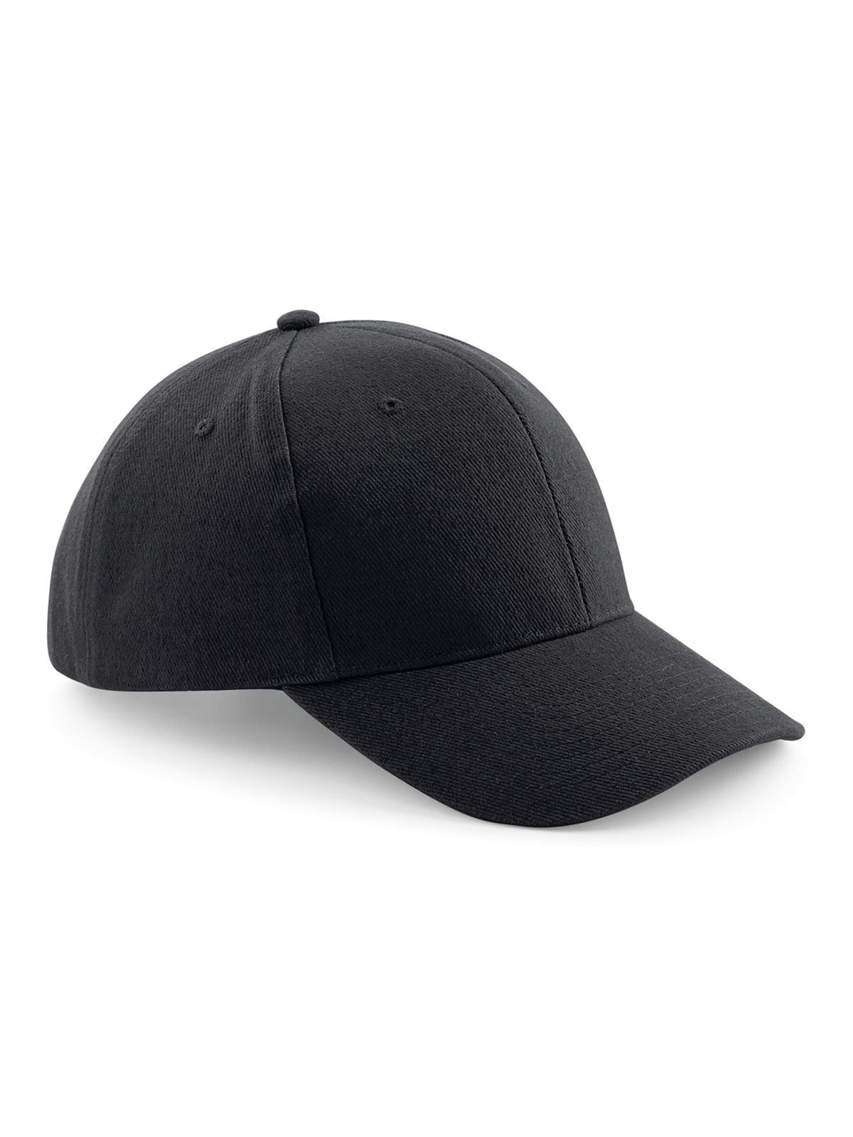 Pro-Style Heavy Brushed Cotton Cap Beechfield Black