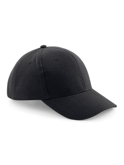 Pro-Style Heavy Brushed Cotton Cap Beechfield Black