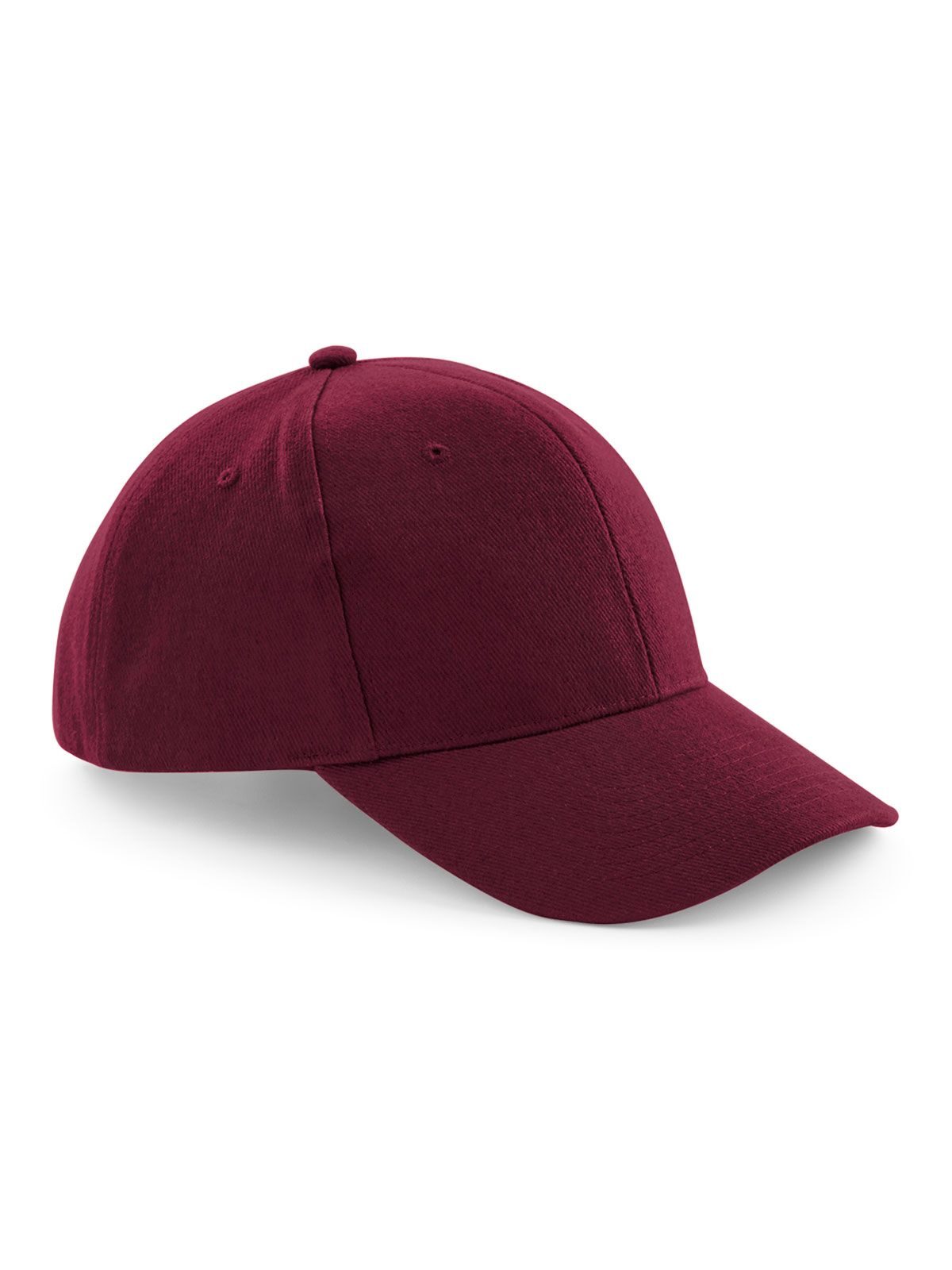 Pro-Style Heavy Brushed Cotton Cap Beechfield Burgundy