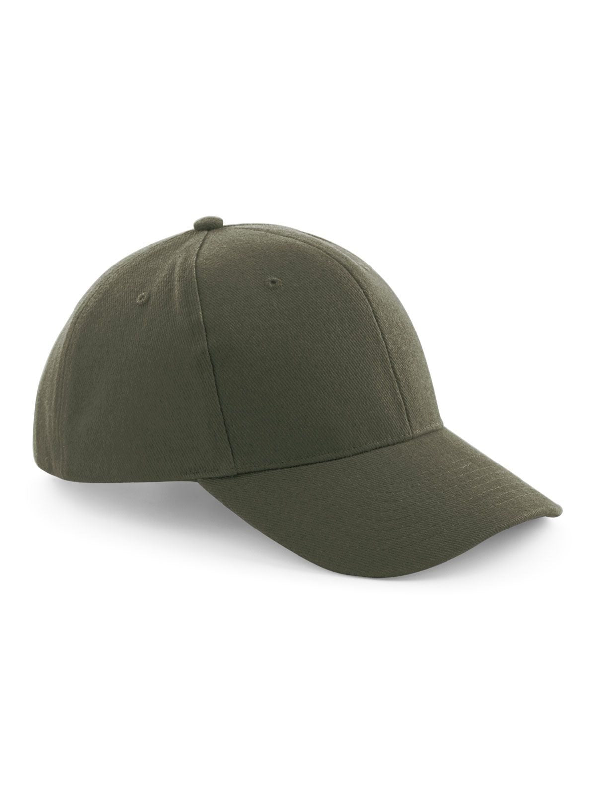 Pro-Style Heavy Brushed Cotton Cap Beechfield Olive Green