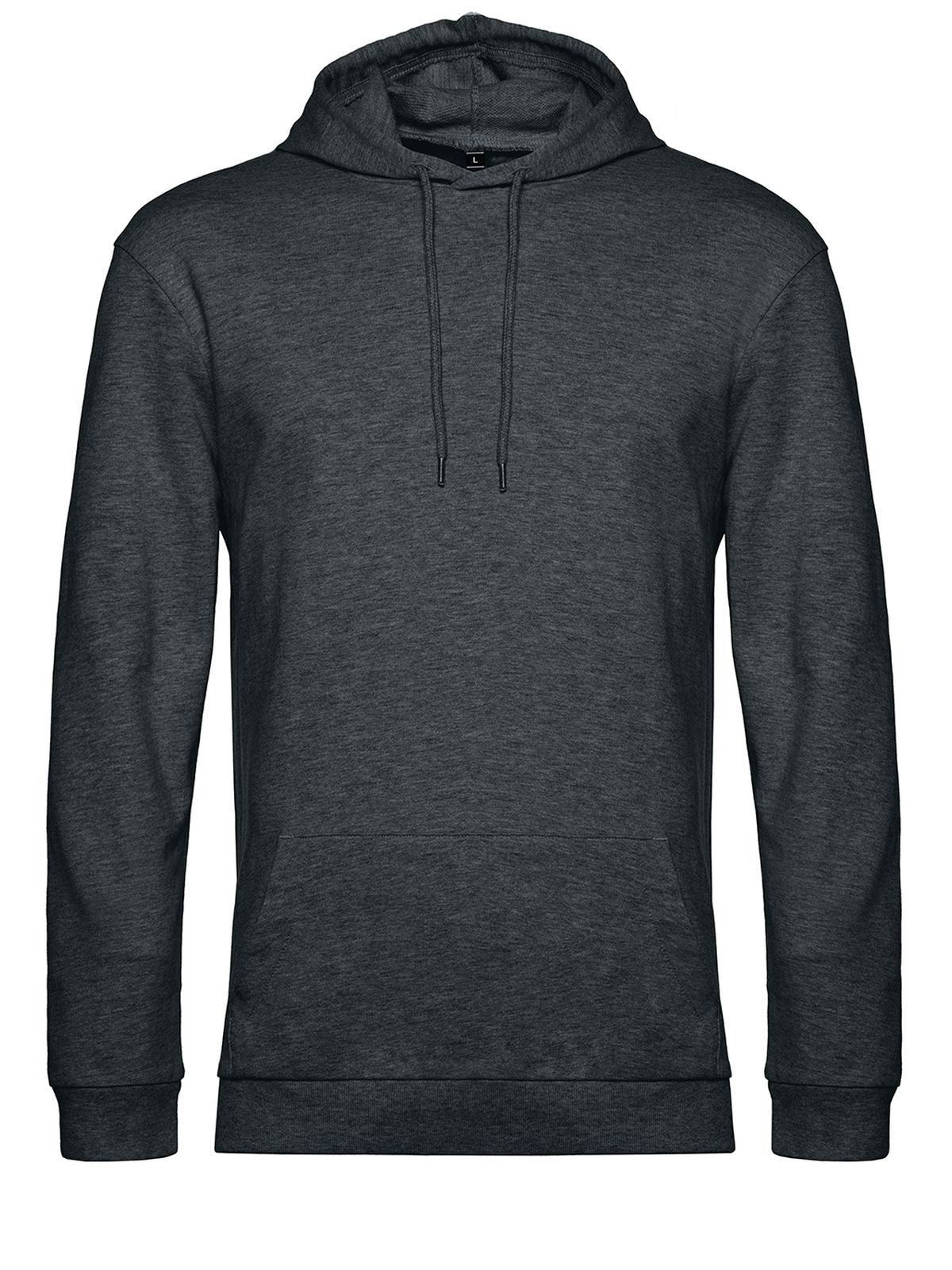 #Hoodie B&C Collection Heather Asphalt