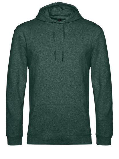 #Hoodie B&C Collection Heather Dark Green