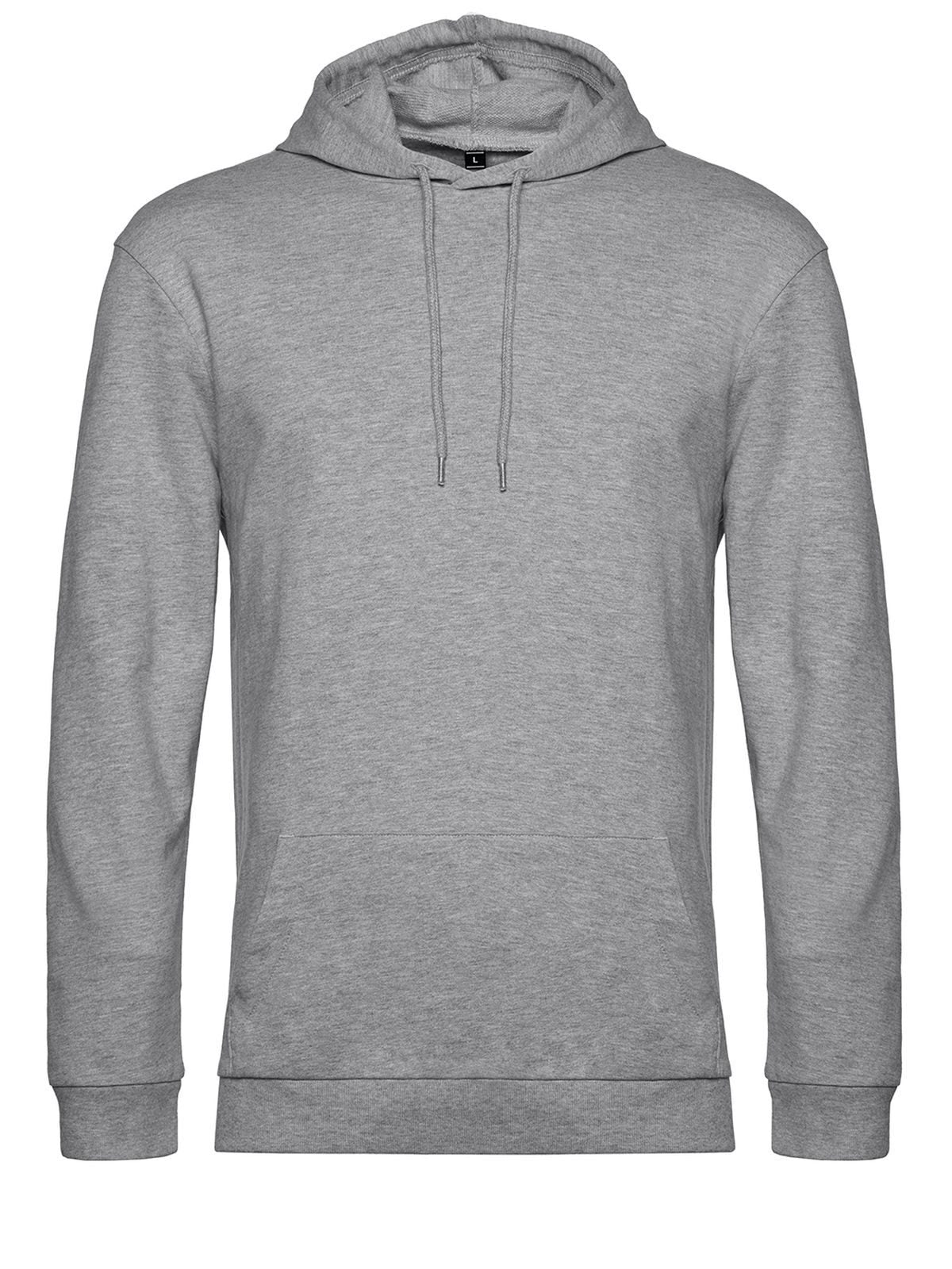 #Hoodie B&C Collection Heather Grey