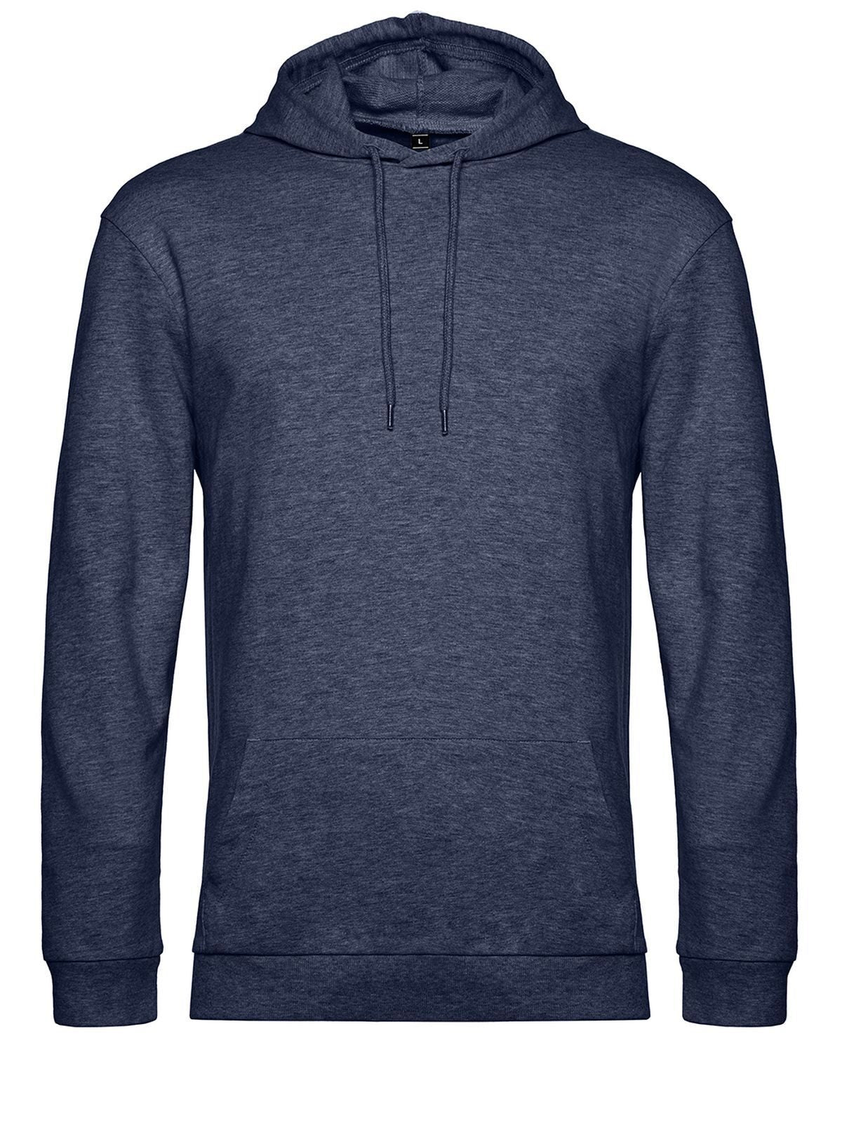 #Hoodie B&C Collection Heather Navy