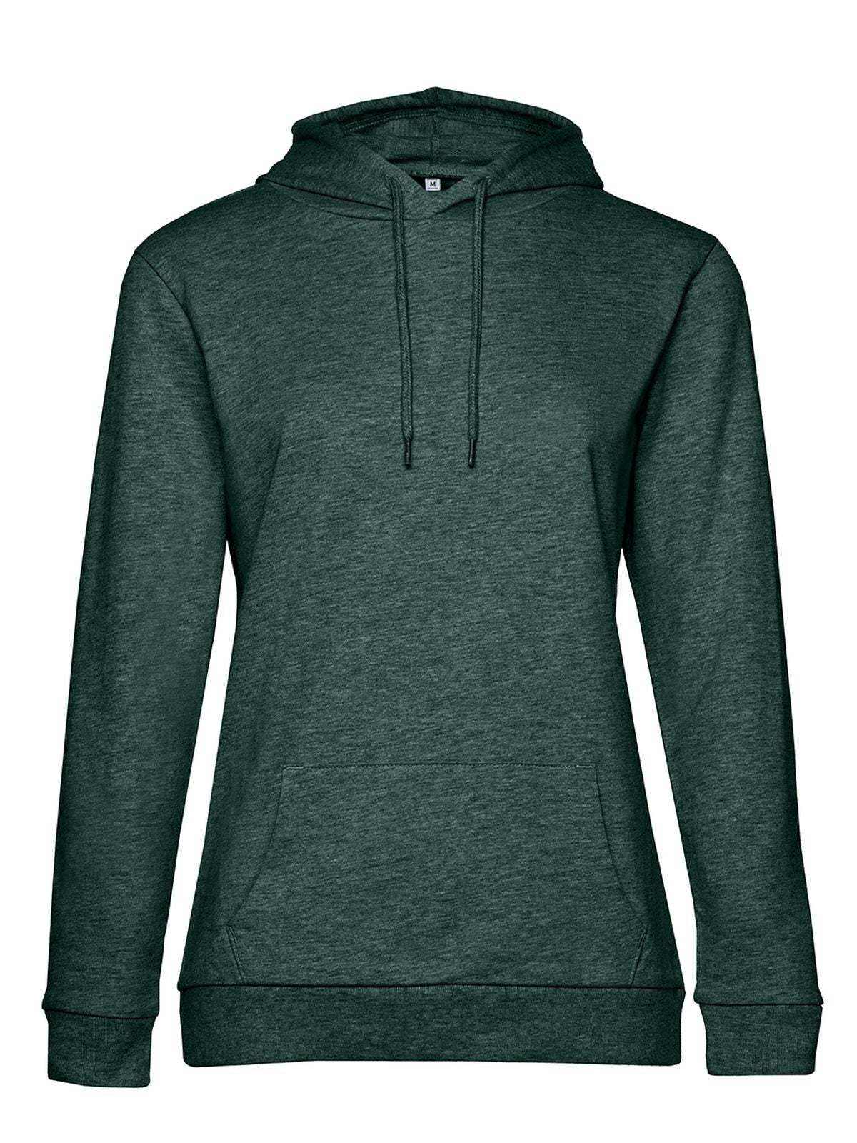 #Hoodie /Women B&C Collection Heather Dark Green