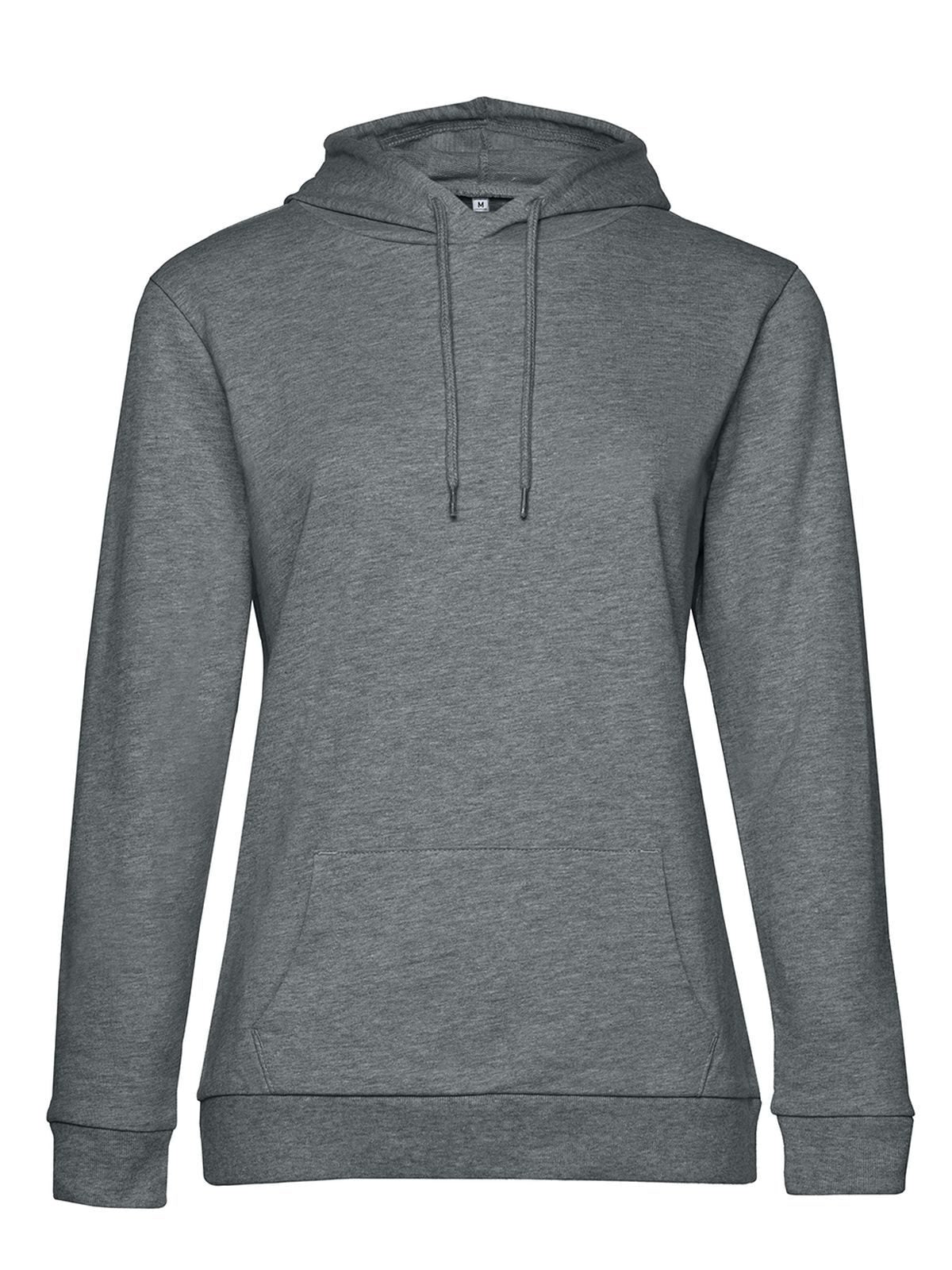 #Hoodie /Women B&C Collection Heather Mid Grey