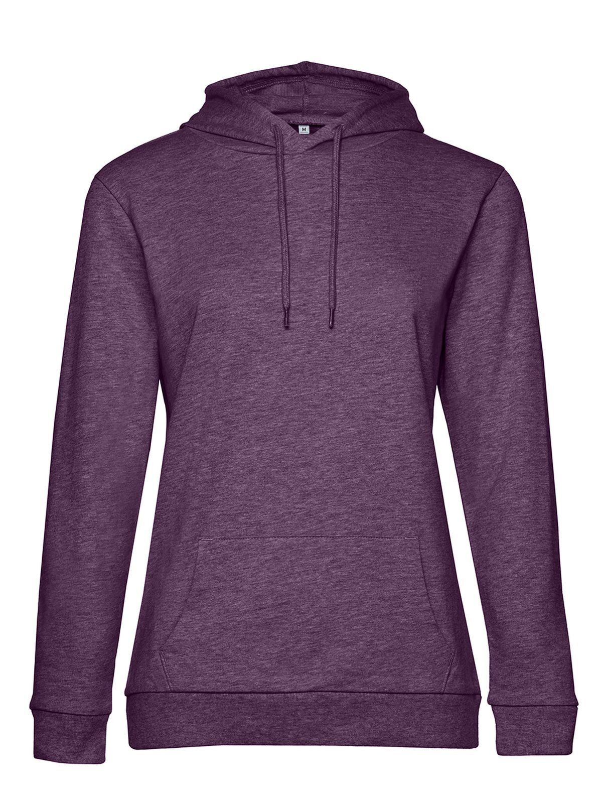 #Hoodie /Women B&C Collection Heather Purple