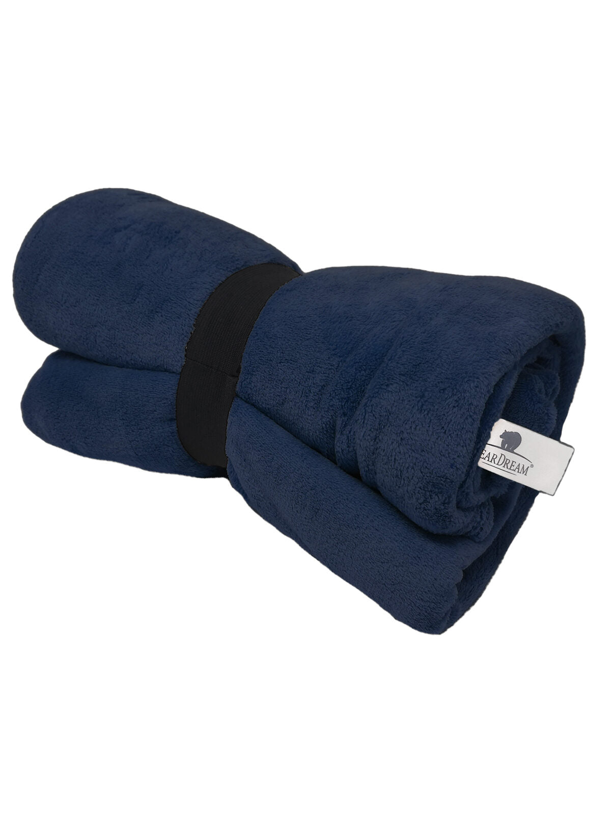 Coral Fleece Blanket 130x170 Bear Dream Navy Blue