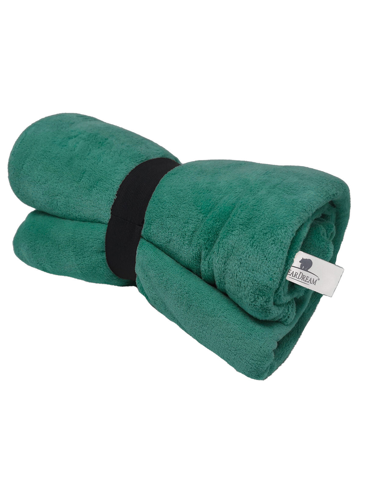 Coral Fleece Blanket 130x170 Bear Dream Rustical Green