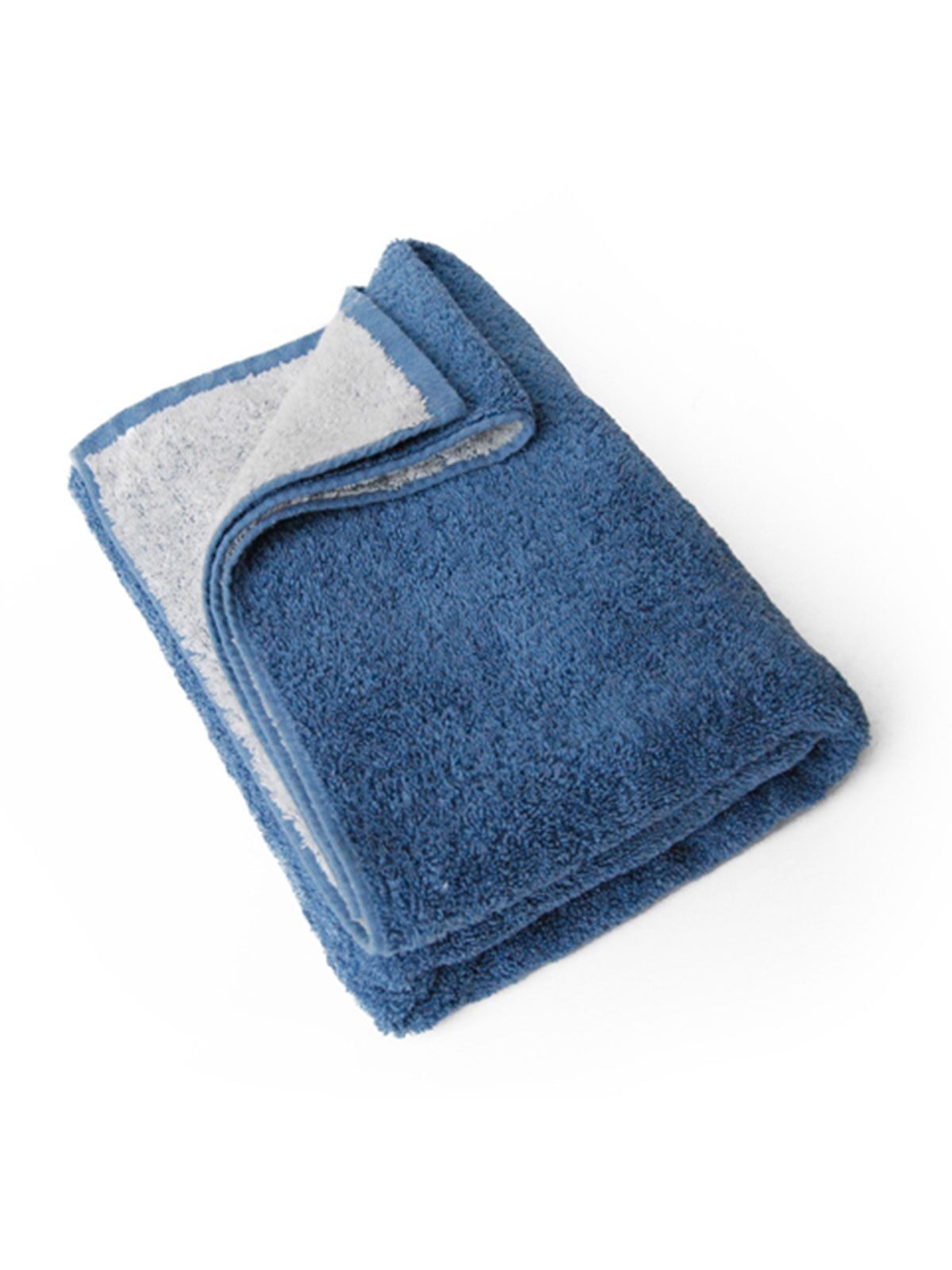 Double Color Towel 100X150 Bear Dream White/Captain'S Blu