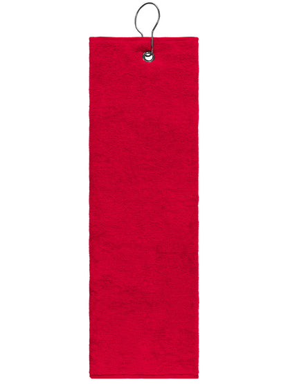 Golf Towel 45x45 Bear Dream Red