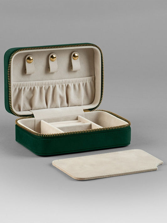 Velvet Travel Jewellery Box