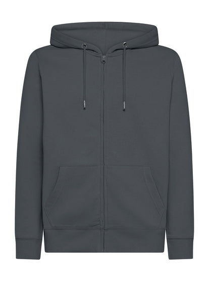 Felpa zip e cappuccio Vega Dark grey
