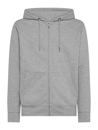 Felpa zip e cappuccio Vega Grey heather