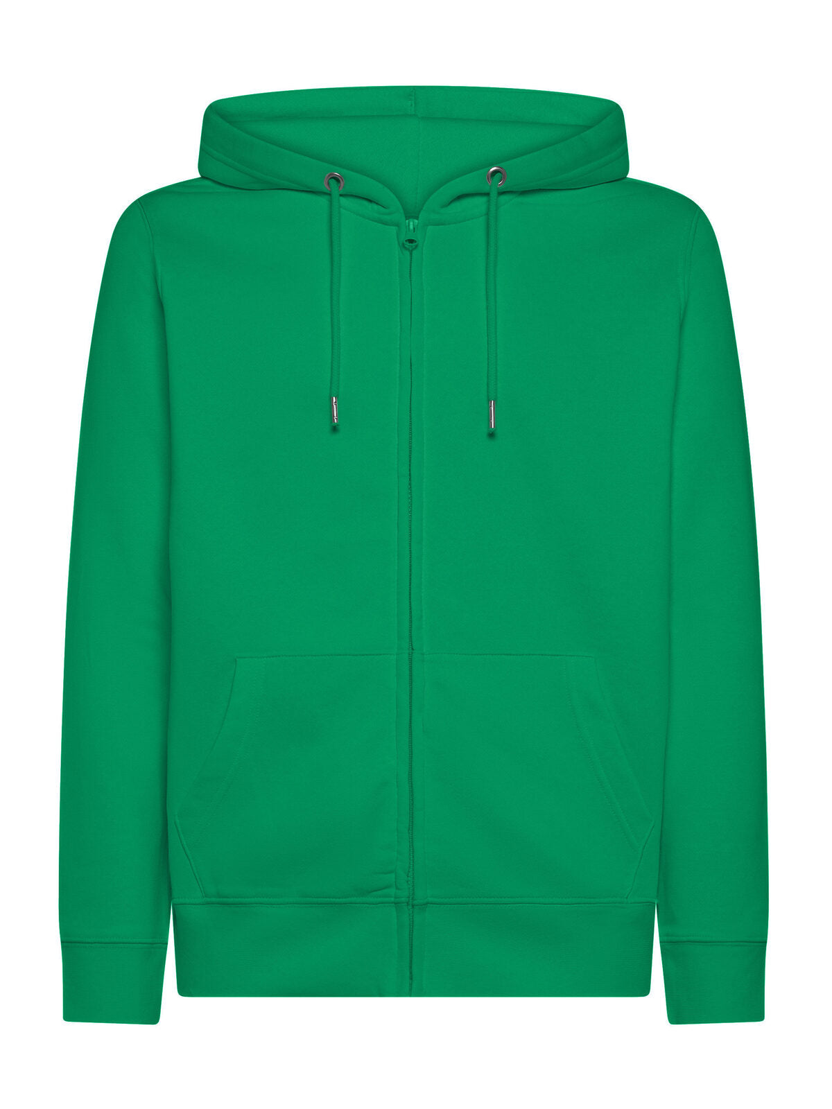Felpa zip e cappuccio Vega Irish green