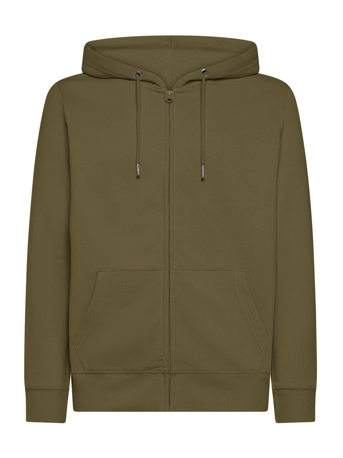 Felpa zip e cappuccio Vega Olive