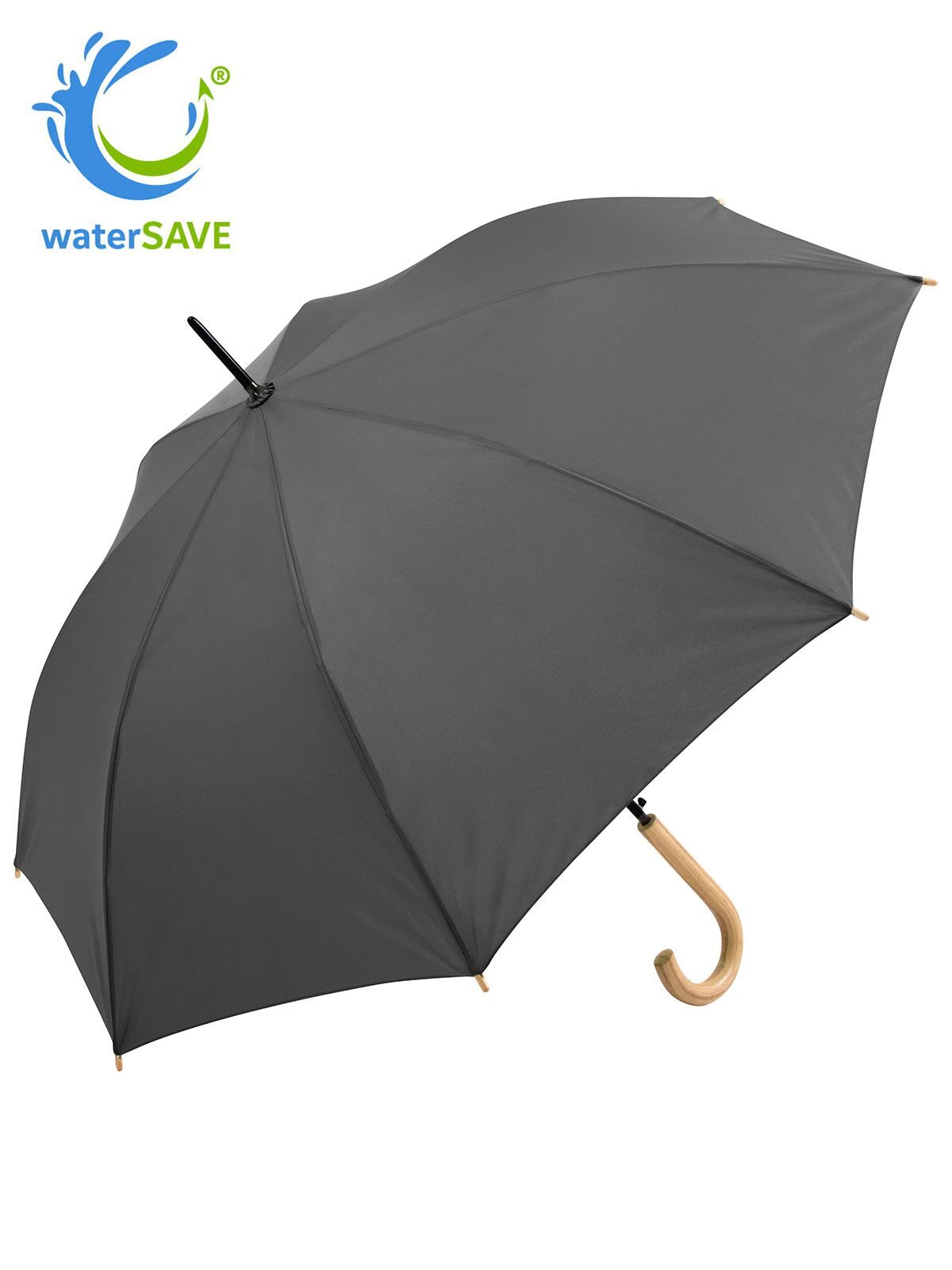 AC regular umbrella ÖkoBrella FAre Grey Ws