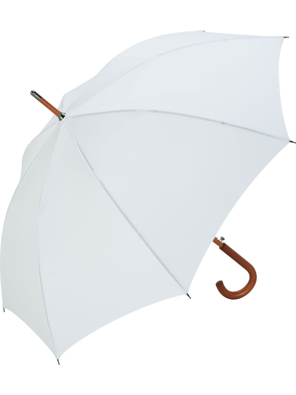 AC woodshaft regular umbrella FAre White