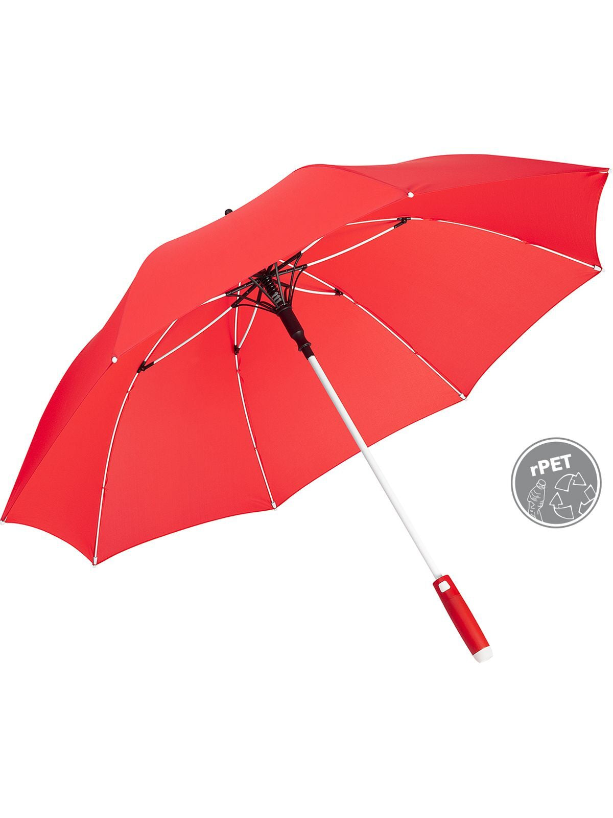 AC midsize umbrella FARE -Whiteline FAre Red