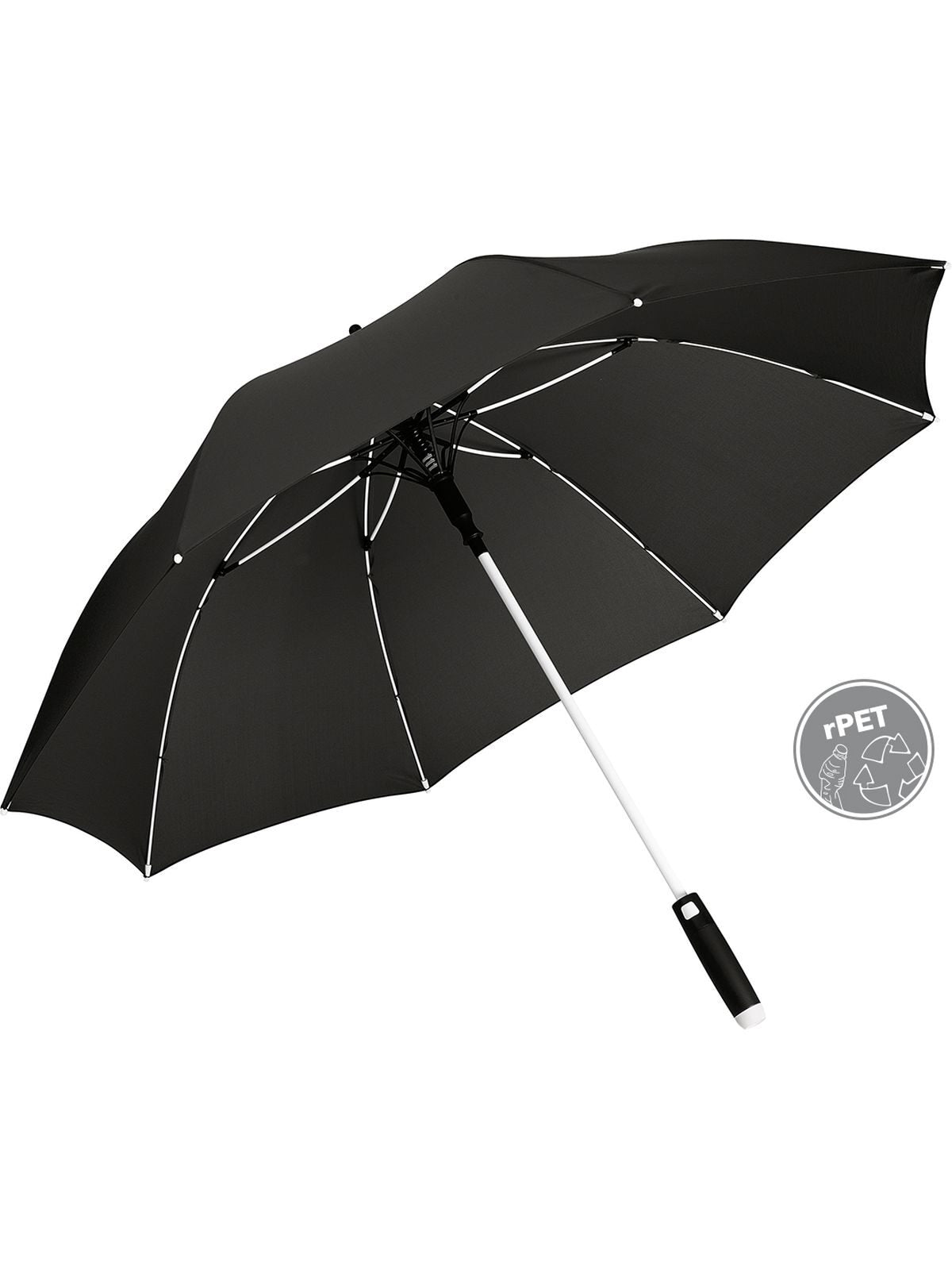 AC midsize umbrella FARE -Whiteline FAre Black