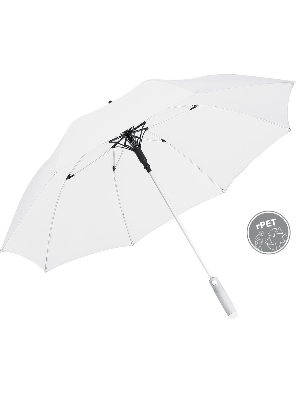AC midsize umbrella FARE -Whiteline FAre White