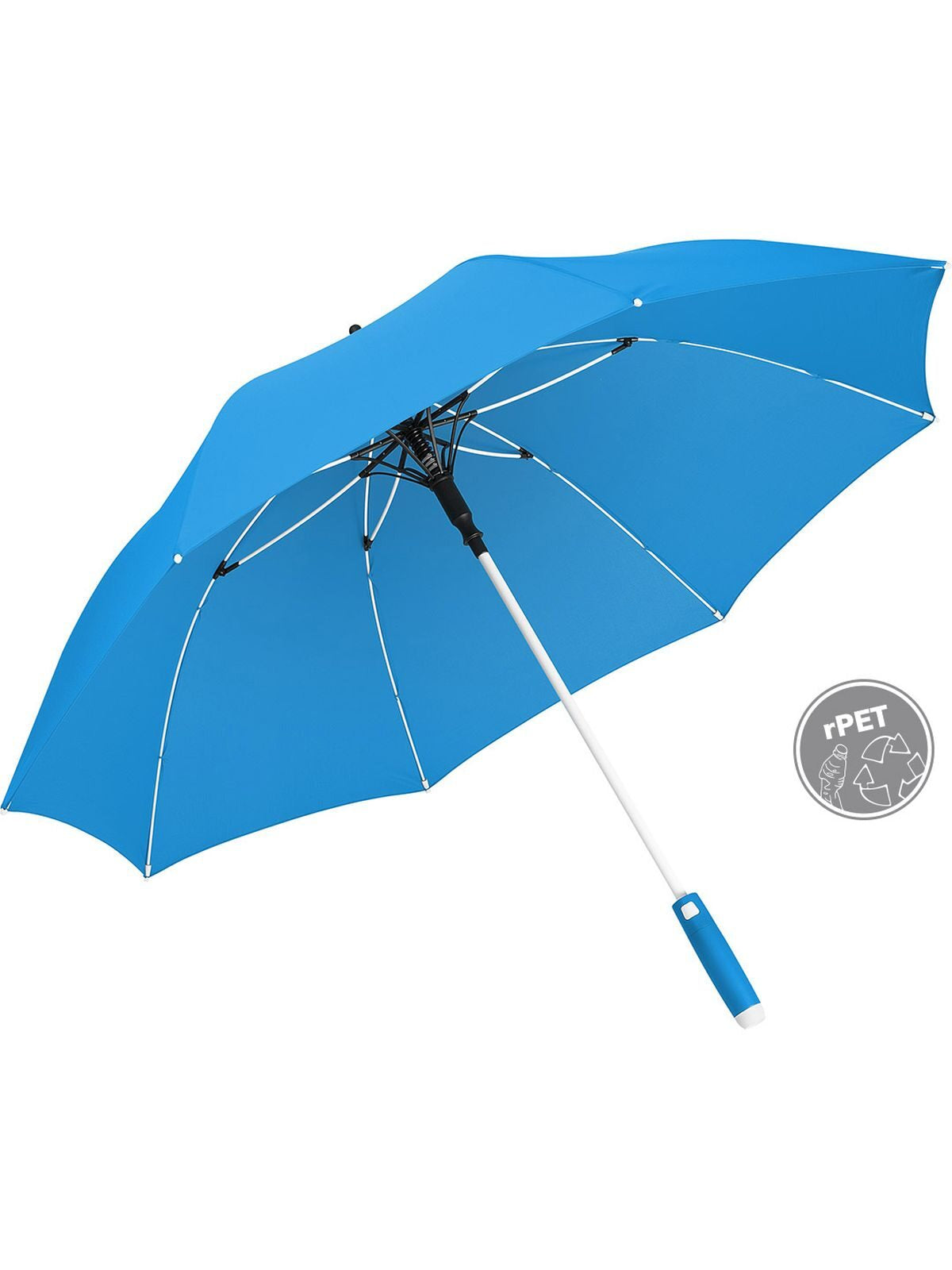 AC midsize umbrella FARE -Whiteline FAre Cyan