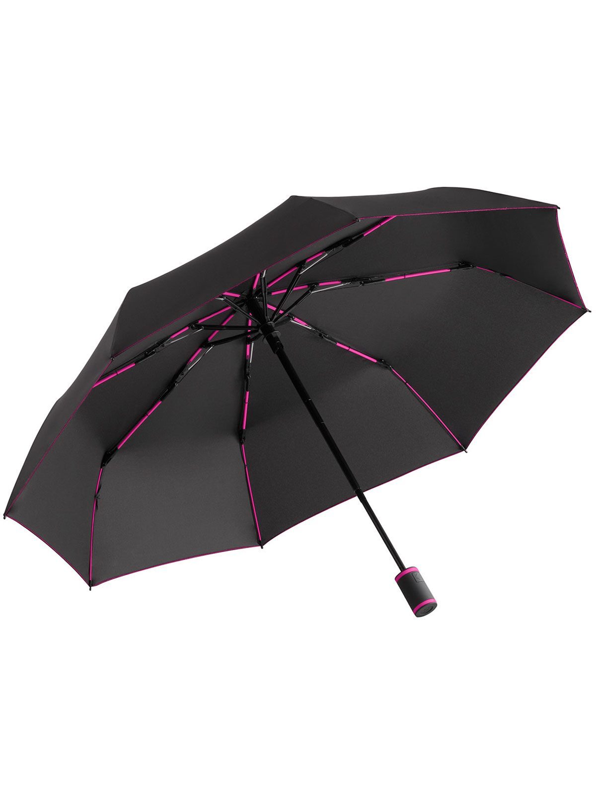 Pocket umbrella FARE® AOC-Mini Style FAre Black-Magenta