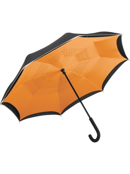 Regular umbrella FARE®-Contrary FAre Black-Orange