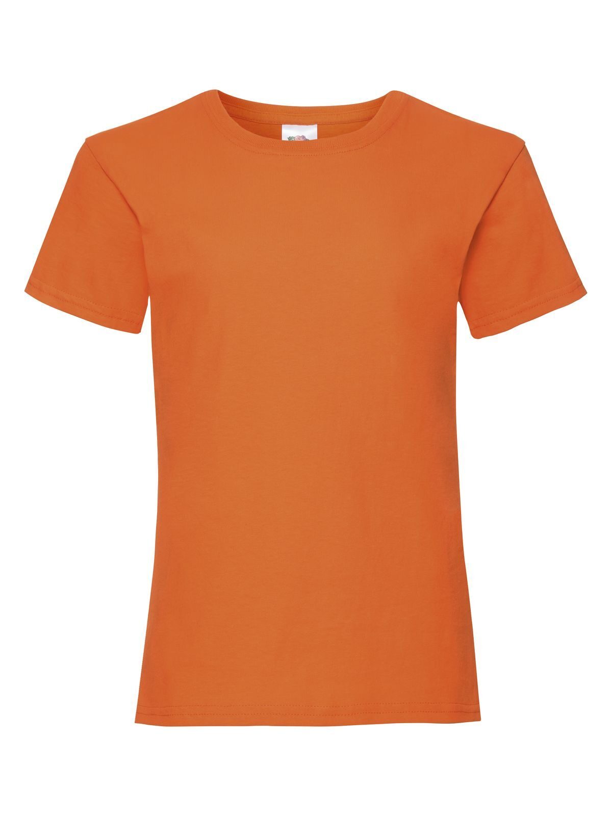 Girls Valueweight T Fruit of the Loom Orange