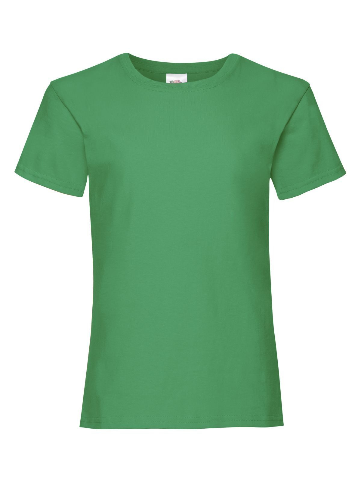 Girls Valueweight T Fruit of the Loom Kelly Green