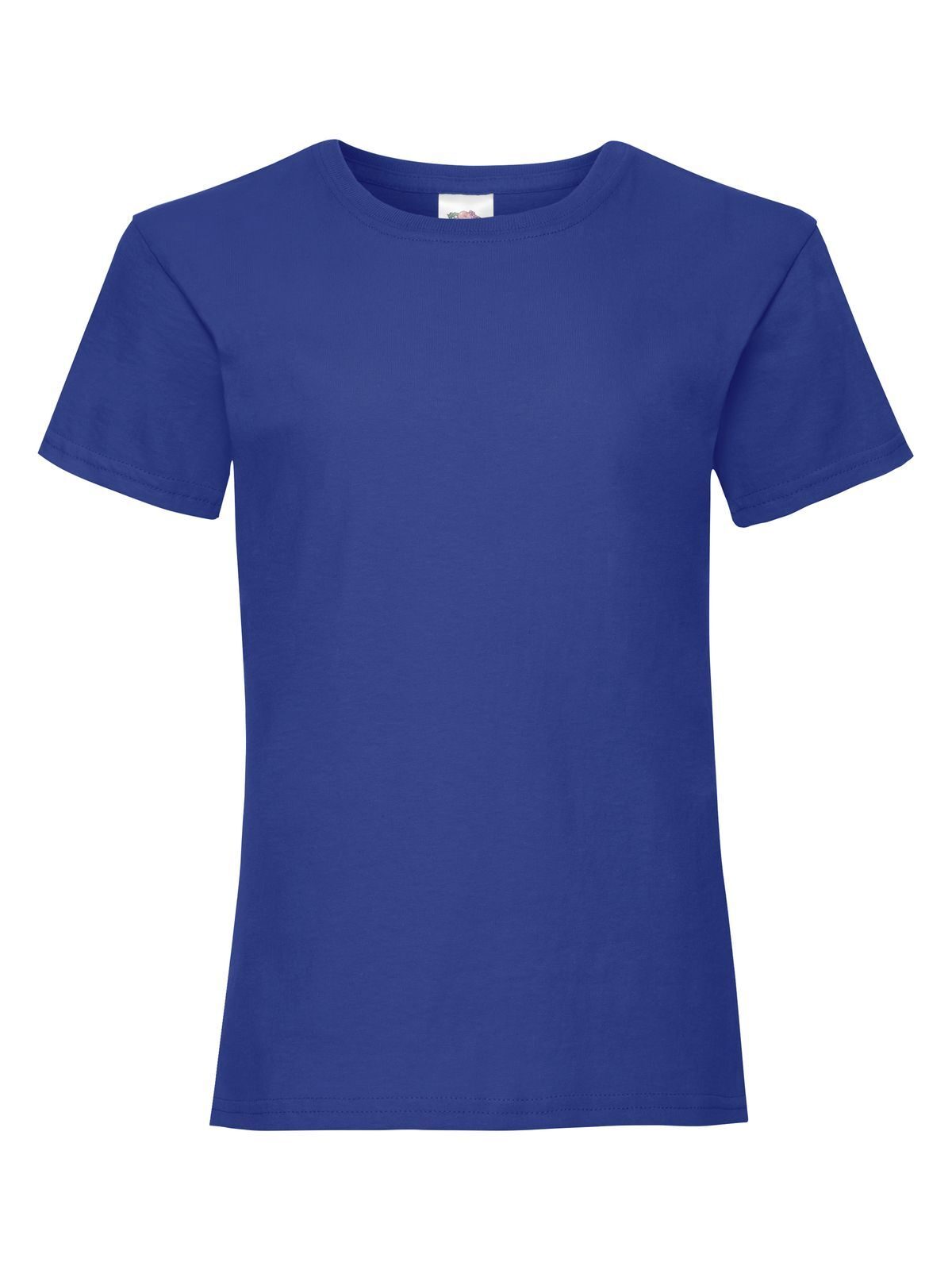Girls Valueweight T Fruit of the Loom Royal Blue