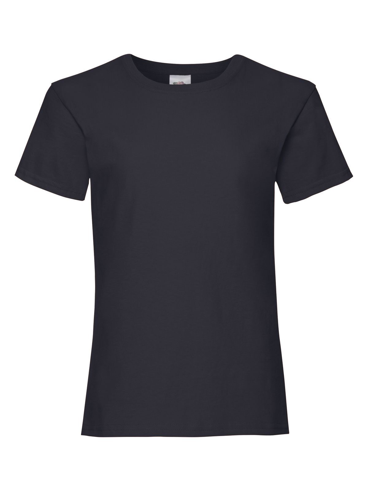 Girls Valueweight T Fruit of the Loom Deep Navy