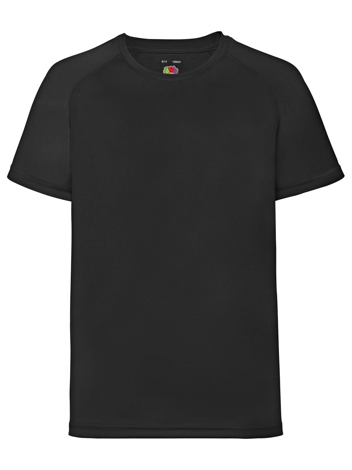 Kids Performance T Fruit of the Loom Black